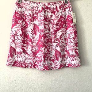 FLORAL ACTIVE SKORTS SKIRT PLUS SHORTS